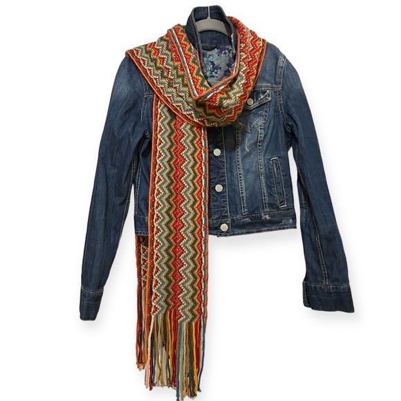 Forever 21 soft long multicoloured scarf - Picture 4 of 10